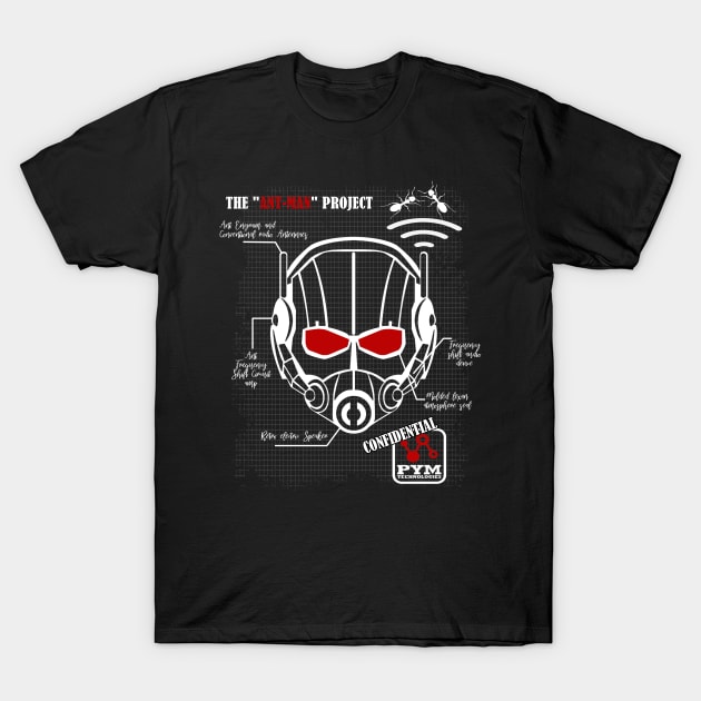 ANT MAN PROJECT T-Shirt by Vikingeek